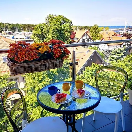 Morski Apartament 2 Ustka Esterno foto